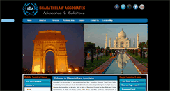 Desktop Screenshot of bharathilawassociates.com
