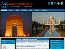 Tablet Screenshot of bharathilawassociates.com